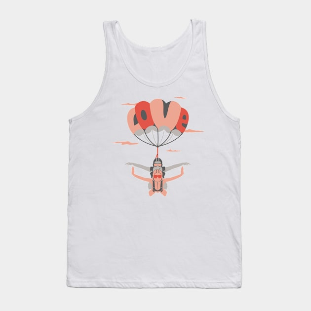 Love parachute (colorful) Tank Top by lents
